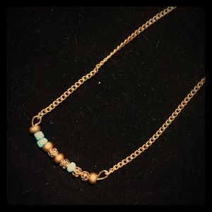 Bar Morse code necklace